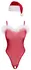 Cottelli LINGERIE X-Mas Set S/M - Festive Red Bodysuit & Velvet Hat