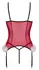 Cottelli LINGERIE X-Mas Basque Set S/M - Red Lace Festive Design