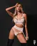 Obsessive Premisis L/XL Three-Piece White Lace Intimate Set