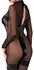 Noir Handmade Jumpsuit L Crotchless Black Transparent Powerwetlook