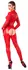 Noir Handmade Red Powerwetlook Jumpsuit S - Crotchless, Long Sleeve
