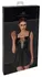 Noir Handmade Powerwetlook Dress XL with Adjustable Front Lacing