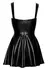 Noir Handmade Powerwetlook Dress XL with Adjustable Front Lacing