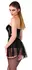 Noir Handmade Powerwetlook Strapless Dress with Suspenders L