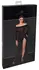 Noir Handmade Long Transparent Black Dress XL - Sparkling Elegance
