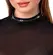 Noir Handmade Mini Dress S - Shimmering Black, Trumpet Sleeves