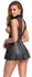 Cottelli PARTY Open Cup Mini Dress Black Lace & Matte Look M