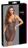 Cottelli PARTY Mini Dress S/M - Black Mesh with Colorful Rhinestones