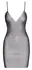 Cottelli PARTY Mini Dress S/M - Black Mesh with Colorful Rhinestones