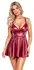Cottelli PARTY Red Matte Dress 2XL Adjustable Straps Flared Skirt