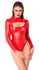 Noir Handmade Body Red S High-Neck Powerwetlook Thong Design