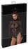 Noir Handmade Body Collar S - Black Lace Powerwetlook Bodysuit, Size S
