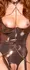 Abierta Fina Body S Shelf Bra Bronze-Gold Adjustable Chains S