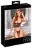 Abierta Fina Shelf Bra Set Bronze Gold M - Elegant Open Cup Lingerie Set