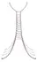 Cottelli ACCESSOIRES Body Chain Silver Adjustable Metallic Accessory