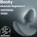Booty Absolute Beginners 1 вибриращ силиконов анален разширител, черен, 7,5 см