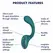 Satisfyer G for Goddess 2 Rabbit Vibrator, Bottle Green, Dual Motors