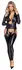 Cottelli PARTY Matte Black Chaps and String Set L - Anatomical Design