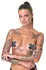 Cottelli Accessoires Cross Black Decorative Nipple Stickers 7.5 cm