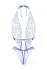 Body Renee Magic Blue by Body - Elegant Lace Bodysuit with Satin Details L/XL