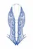 Body Renee Magic Blue - Soft Lace Bodysuit by Be Wicked, Adjustable Straps S/M
