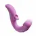 Good Vibes Only Thrusting Tongue Vibrator Pink - Dual Action, 19 Modes