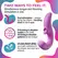 Good Vibes Only Thrusting Tongue Vibrator Pink - Dual Action, 19 Modes