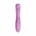 Good Vibes Only Thrusting Tongue Vibrator Pink - Dual Action, 19 Modes