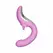 Good Vibes Only Thrusting Tongue Vibrator Pink - Dual Action, 19 Modes