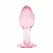 Anal Collection Glass Plug Medium Heart-Shaped Base 8.3 cm Pink