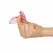 Anal Collection Glass Plug Small Pink 7cm Heart-Shaped Base