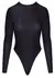 Cottelli PARTY Silver Glitter Long-Sleeve Thong Bodysuit M