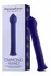 FemmeFunn Diamond Wand Dark Purple - Flexible Silicone Vibrator, 21 Modes