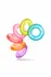 Blush Play With Me King of the Ring Set - 6 Silicone Rings, Multicolor