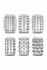 Blush Stay Hard Textured Stimulation Sleeve Kit Clear 6-Pack