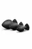 Blush Luxe Bling Plugs Training Kit Black with Red Gem Set S/M/L