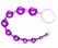Blush Novelties B Yours Basic Beads Purple Flexible Jelly 32.3cm