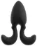 ANOS RC Vibrating Plug Flexible Arms 10 Modes Silicone Black 10.2cm
