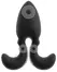 ANOS RC Vibrating Plug Flexible Arms 10 Modes Silicone Black 10.2cm
