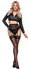 Cottelli LEGWARE Elegant Black Stockings with Wide Lace Trim M 20 Denier
