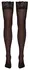 Cottelli LEGWARE Stockings Black S - 20 Denier, Wide Lace Top, Oeko-Tex