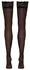Cottelli LEGWARE Stockings Black S - 20 Denier, Wide Lace Top, Oeko-Tex