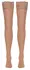 Cottelli LEGWARE Nude Stockings L - Velvet Touch, 20 Denier, Wide Lace Top