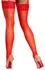 Cottelli LEGWARE Red Stockings XL with Wide Lace Top, 20 Denier