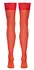 Cottelli LEGWARE Red Stockings XL with Wide Lace Top, 20 Denier