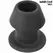 Addicted Toys Extreme Hollow Silicone Plug Size S 7.5 cm - Black