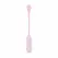 Good Vibes Only Siva Pink Mini Vibrating Device Ribbed Silicone 10 Modes