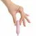 Good Vibes Only Siva Pink Mini Vibrating Device Ribbed Silicone 10 Modes