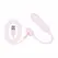 Good Vibes Only Siva Pink Mini Vibrating Device Ribbed Silicone 10 Modes