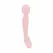 Good Vibes Only Simi Dual-Ended Wand Massager Pink Silicone IPX7